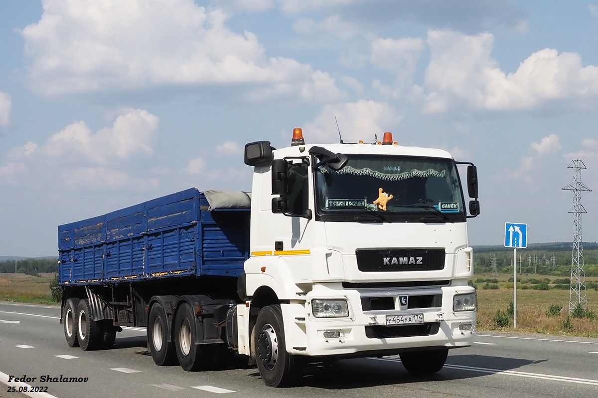 Челябинская область, № У 454 УА 174 — КамАЗ-65206-S5(87)