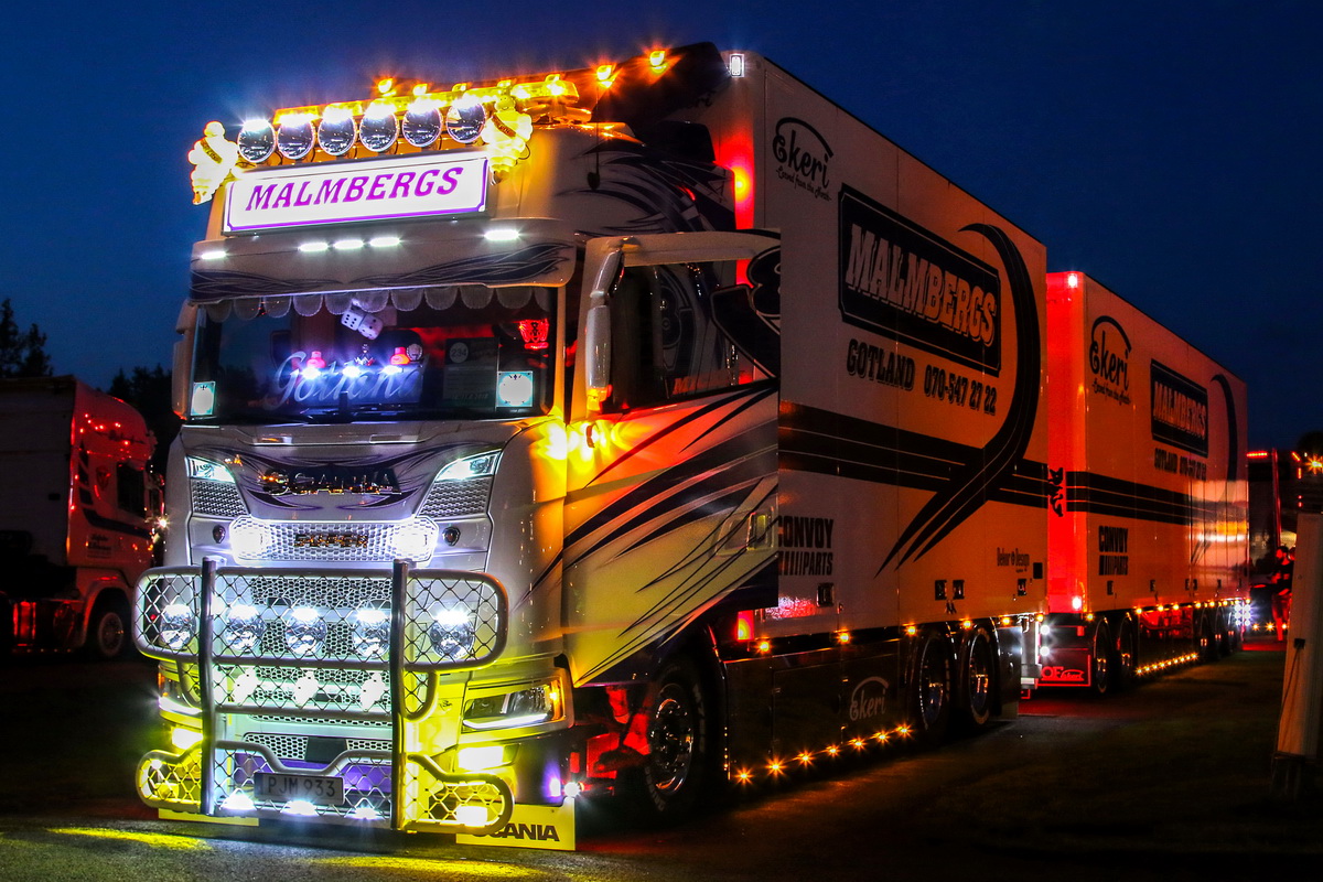 Швеция, № PJM 933 — Scania ('2016) S730; Финляндия — Power Truck Show 2018