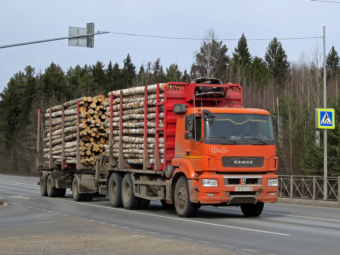 Кировская область, № А 912 ТР 43 — КамАЗ-6580-S5(87)