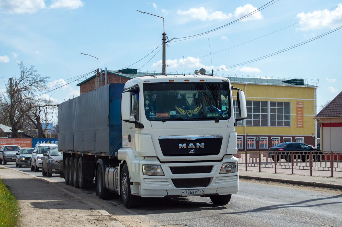 Краснодарский край, № К 736 ЕР 193 — MAN TGS 19.400