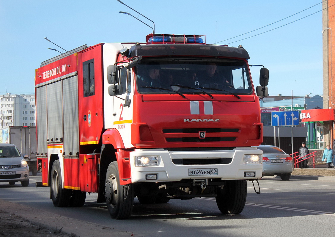 Псковская область, № В 626 ВМ 60 — КамАЗ-43265-D5(66)