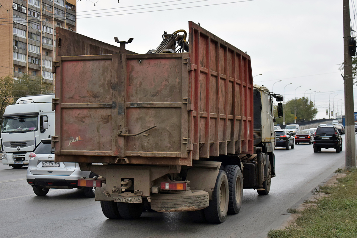 Волгоградская область, № М 572 МА 134 — МАЗ-6312B5