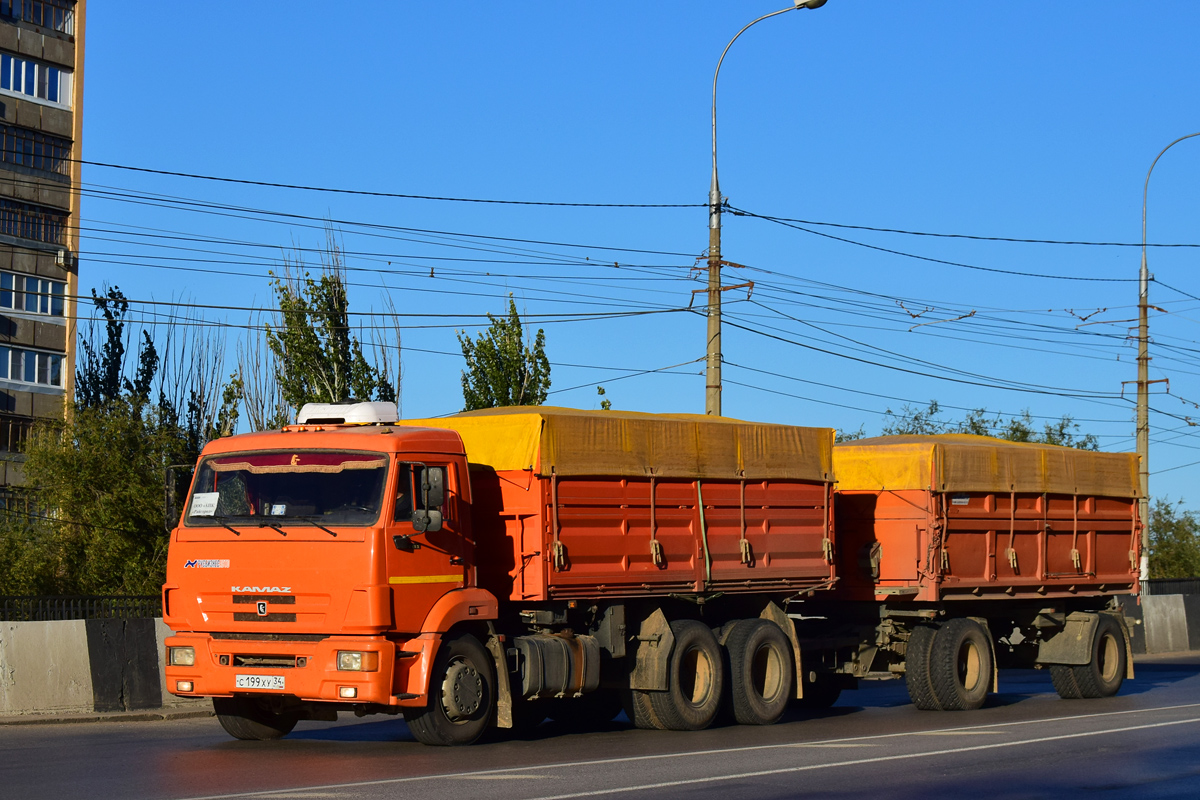 Волгоградская область, № С 199 ХУ 34 — КамАЗ-65115-D3(97)