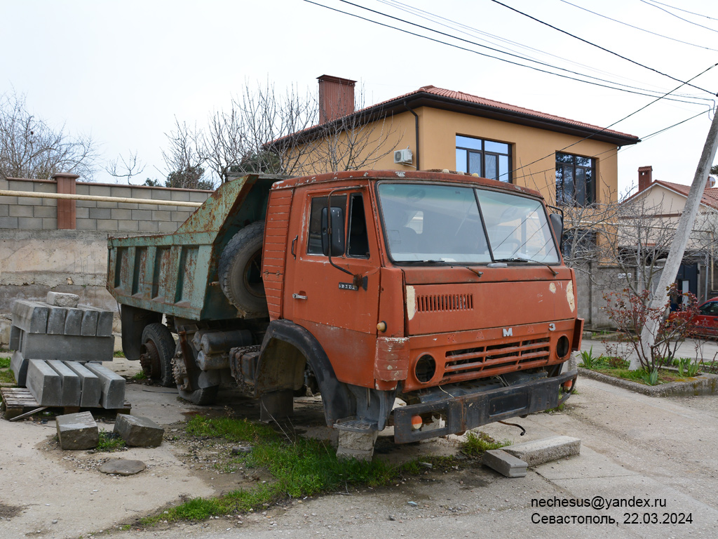 Севастополь, № (92) Б/Н 0040 — КамАЗ (общая модель); Севастополь — Автомобили без номеров