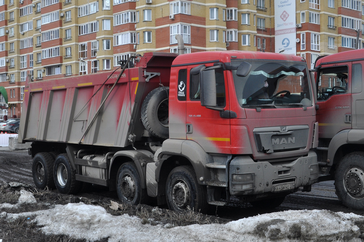 Омская область, № У 454 НС 55 — MAN TGS 41.440