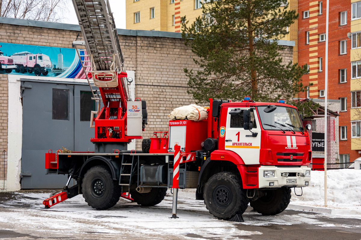 Архангельская область, № К 333 ММ 29 — КамАЗ-43502-D5(66)