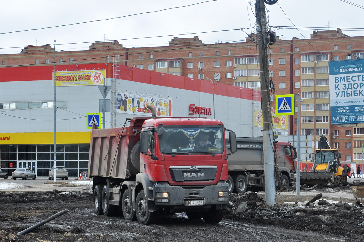 Омская область, № У 487 НС 55 — MAN TGS 41.440