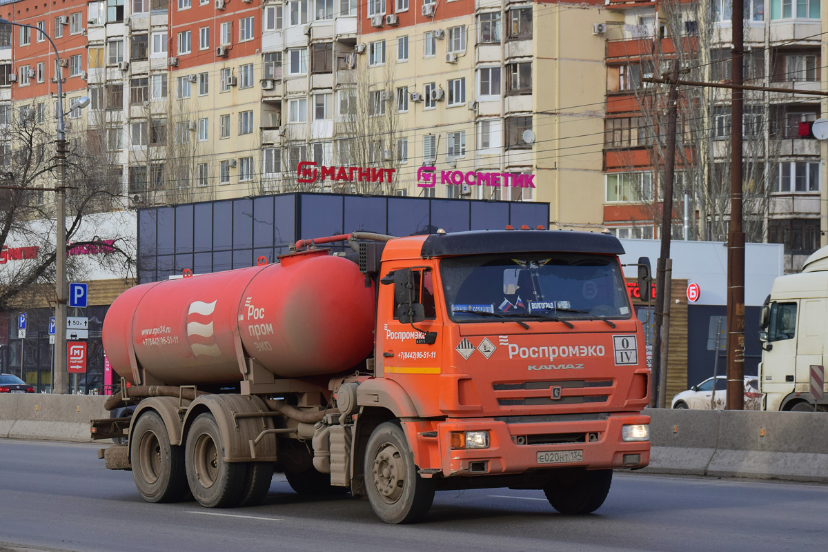 Волгоградская область, № Е 020 НТ 134 — КамАЗ-65115-A5(48)