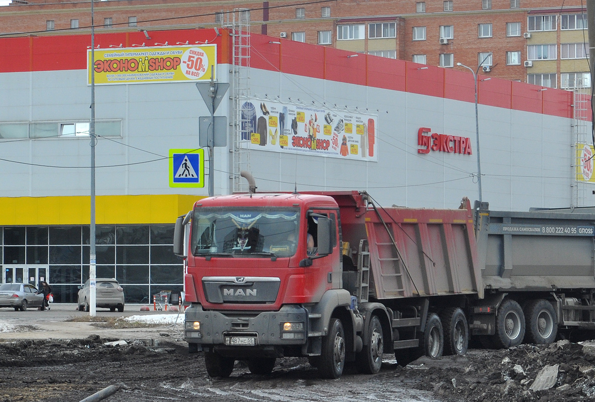 Омская область, № У 487 НС 55 — MAN TGS 41.440