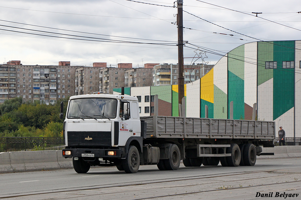 Свердловская область, № Х 958 КВ 66 — МАЗ-54329