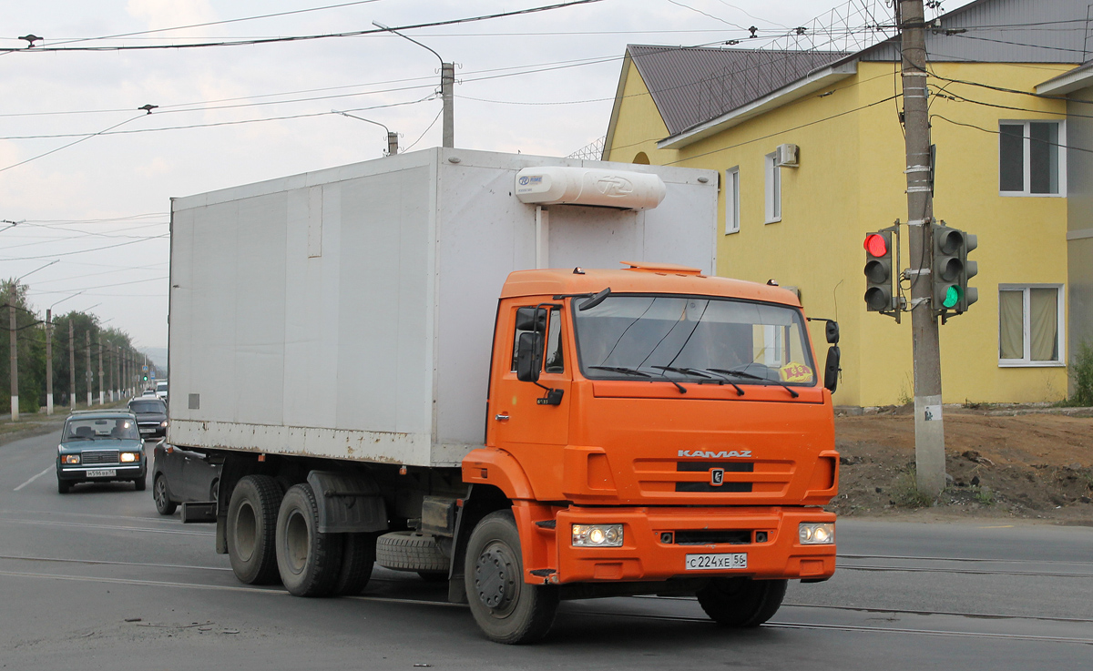 Оренбургская область, № С 224 ХЕ 56 — КамАЗ-65115-D3(97)