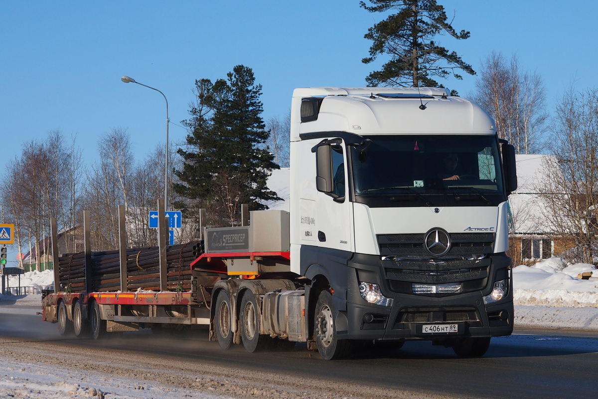 Ямало-Ненецкий автоном.округ, № С 406 НТ 89 — Mercedes-Benz Actros ('2022) [LRD]