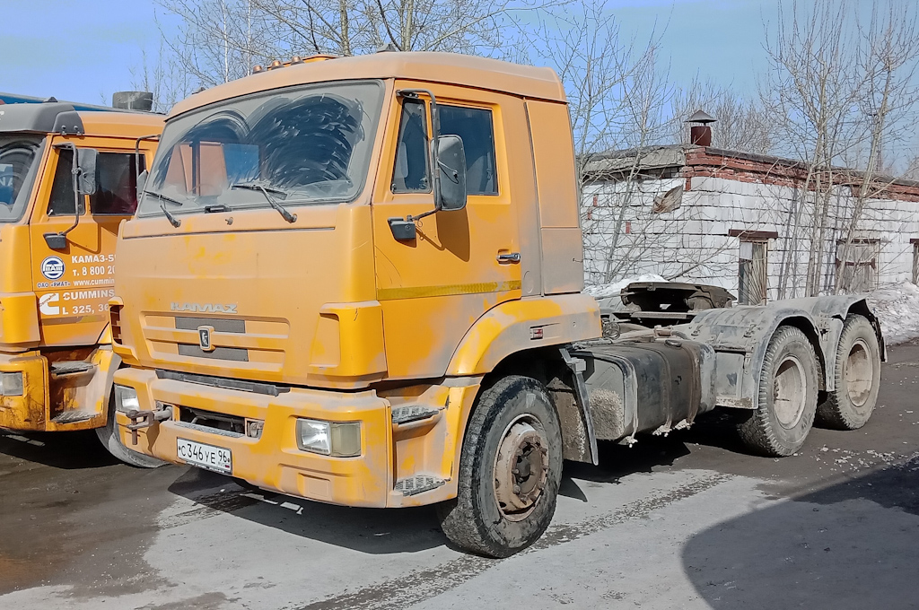 Свердловская область, № С 346 УЕ 96 — КамАЗ-65116-N3(78)