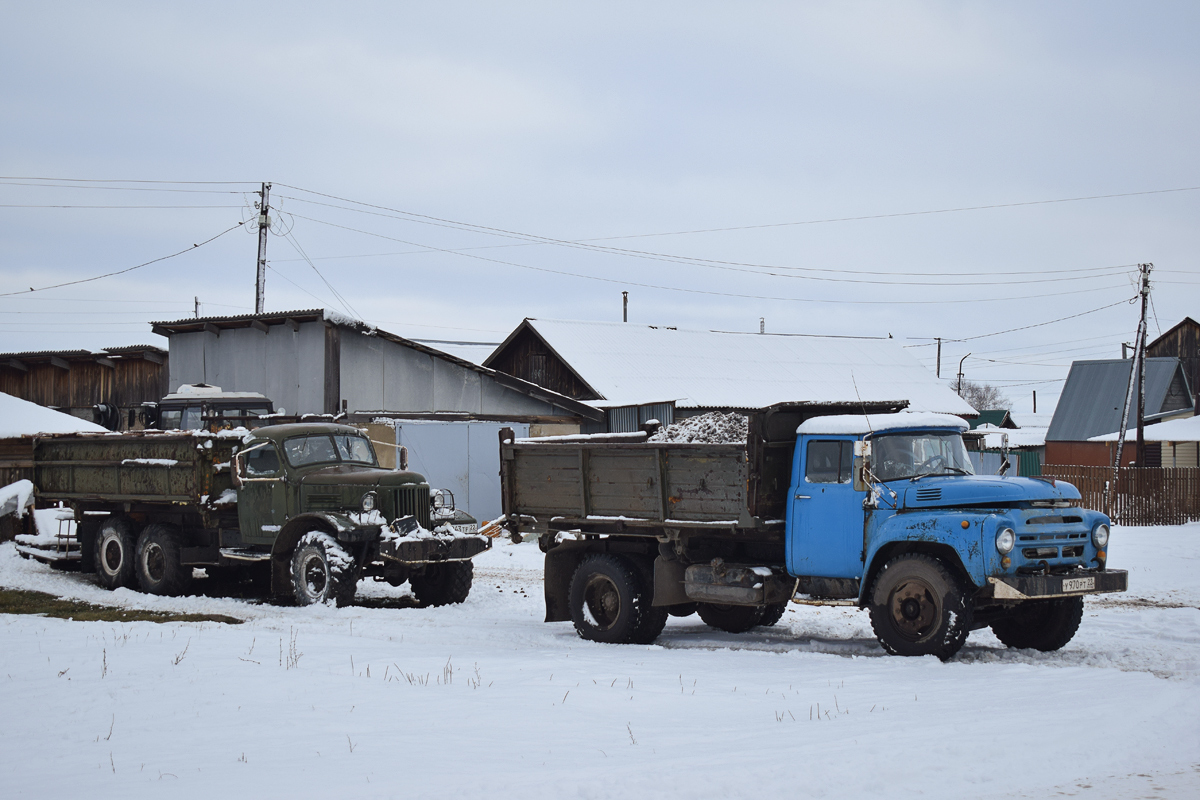 Алтайский край, № Р 843 ТР 22 — ЗИЛ-157КД; Алтайский край, № У 970 РТ 22 — ЗИЛ-495710