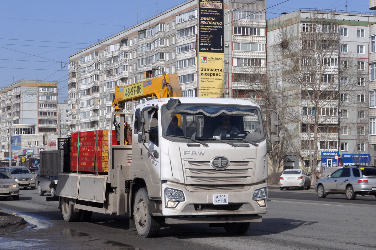 Омская область, № А 393 УУ 155 — FAW JK6 (общая модель)