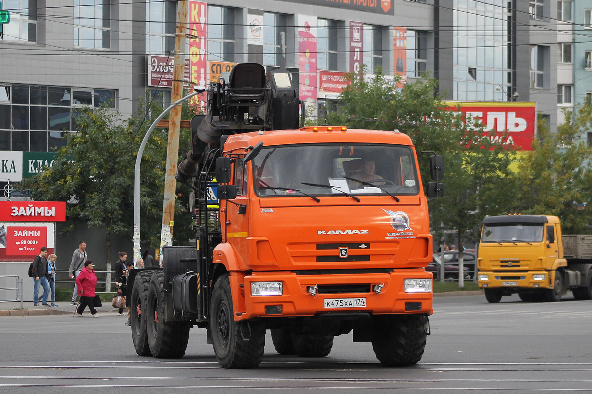 Челябинская область, № К 475 ХА 174 — КамАЗ-43118-46