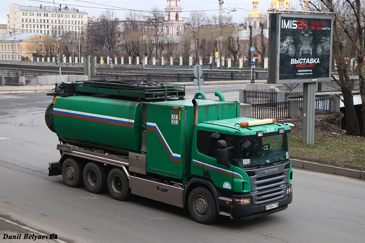 Санкт-Петербург, № В 190 МТ 178 — Scania ('2004) P420