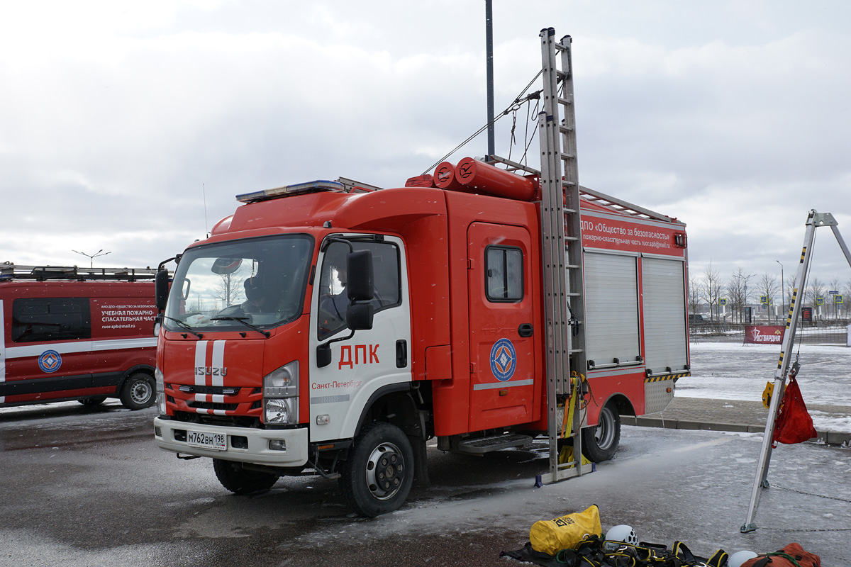 Санкт-Петербург, № М 762 ВН 198 — Isuzu NPS75 [Z7X]; Санкт-Петербург — Выставка "Экспотехностраж-2024" (03-05.04.2024)