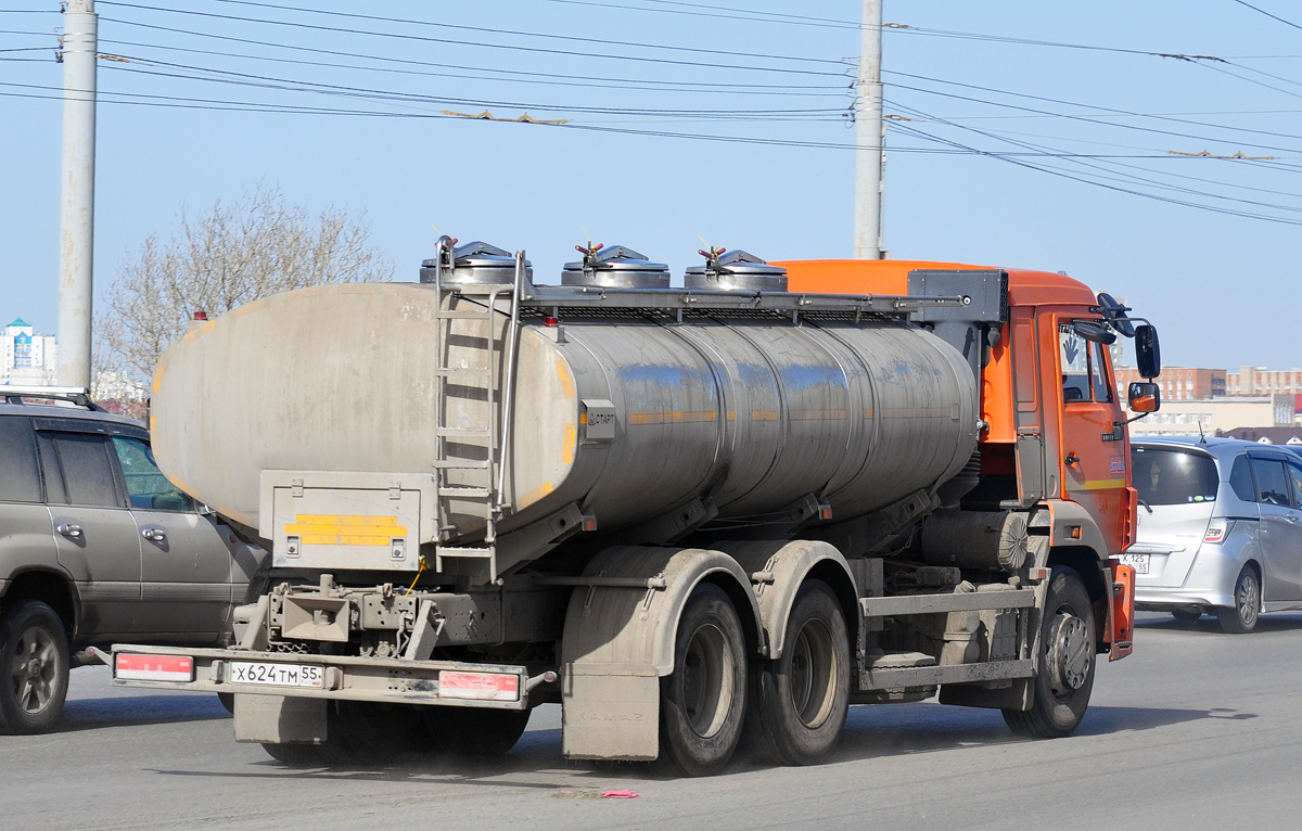 Омская область, № Х 624 ТМ 55 — КамАЗ-65115-A5(48)