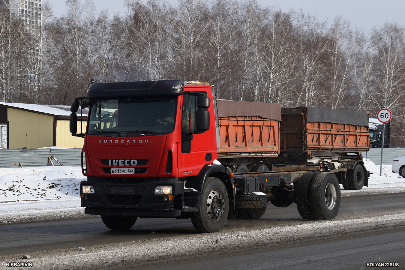 Алтайский край, № В 513 РС 122 — IVECO EuroCargo ('2008)