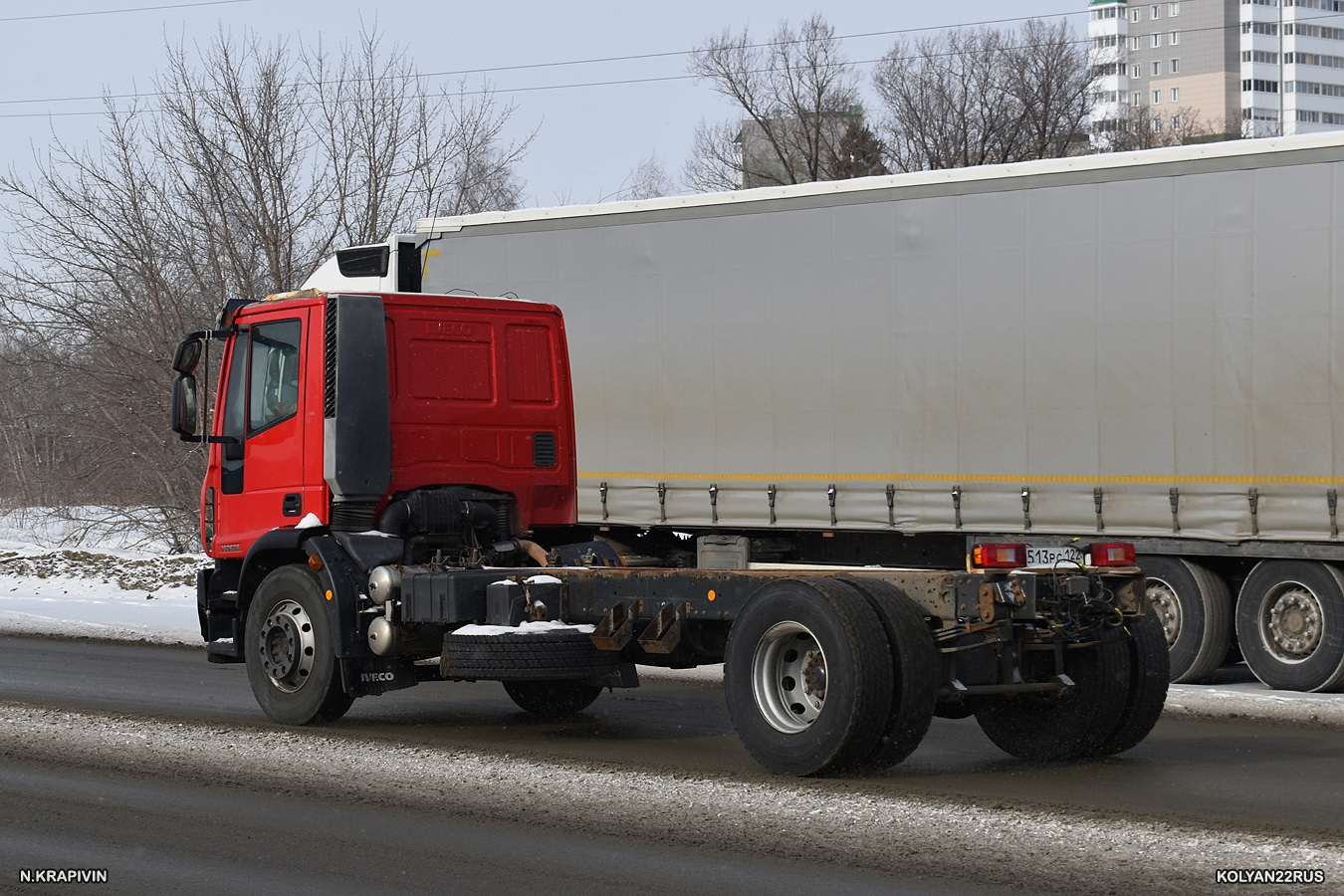 Алтайский край, № В 513 РС 122 — IVECO EuroCargo ('2008)