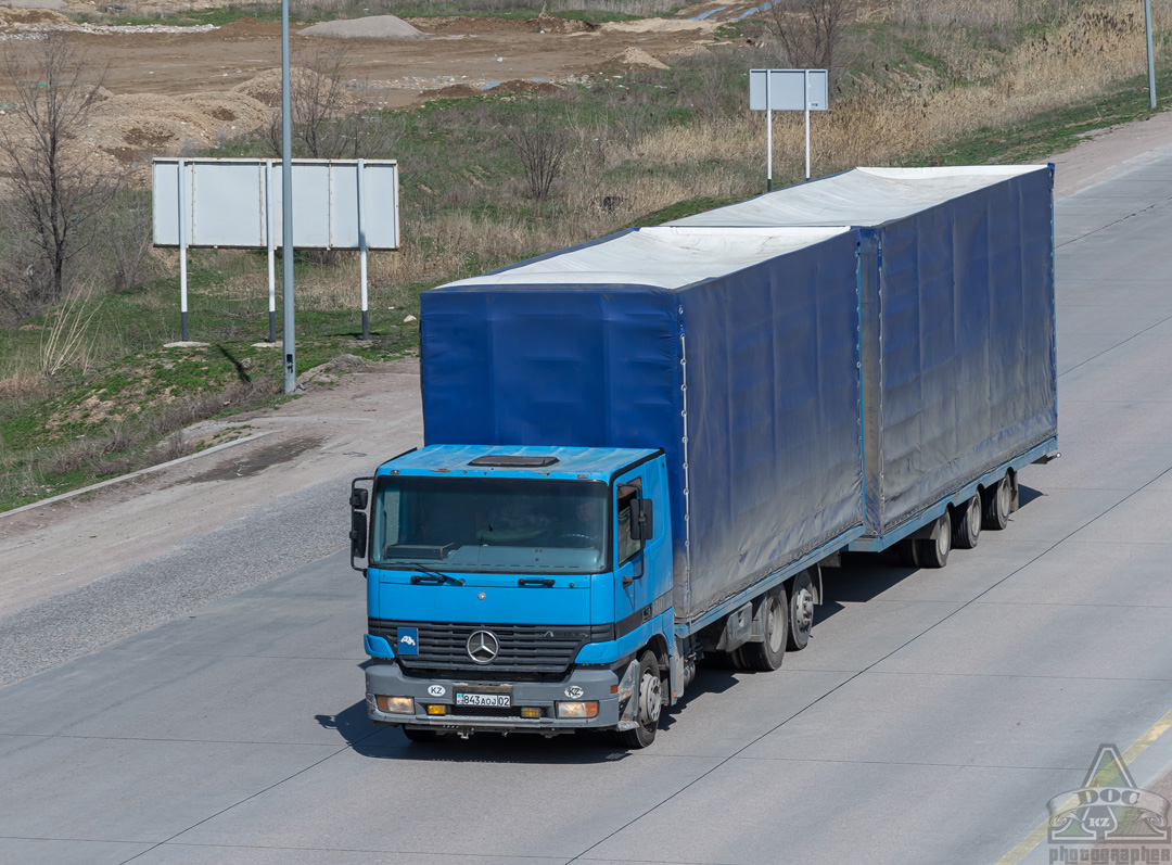 Алматы, № 843 AOJ 02 — Mercedes-Benz Actros ('1997) 1835