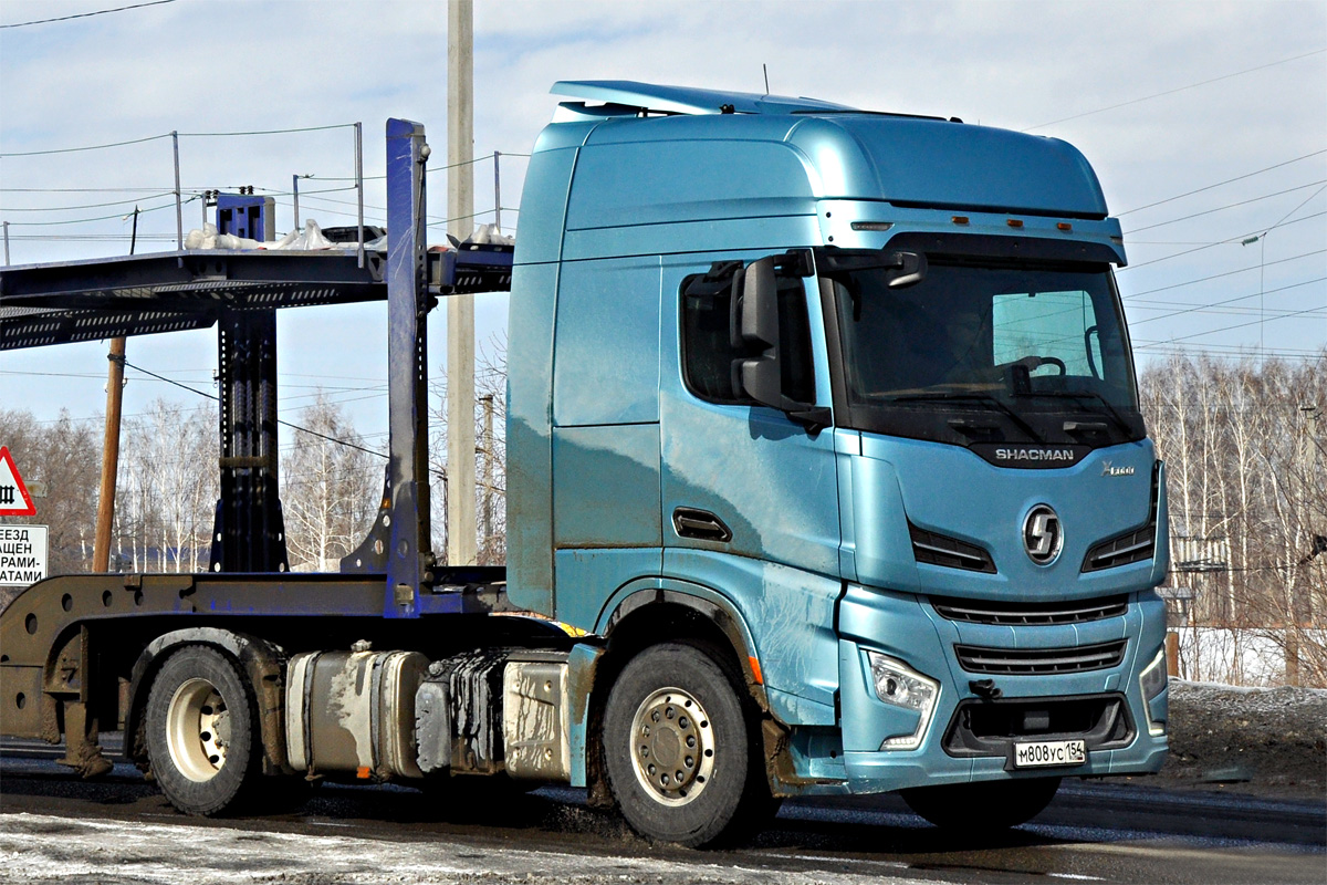 Новосибирская область, № М 808 УС 154 — Shaanxi Shacman X6000 SX4188