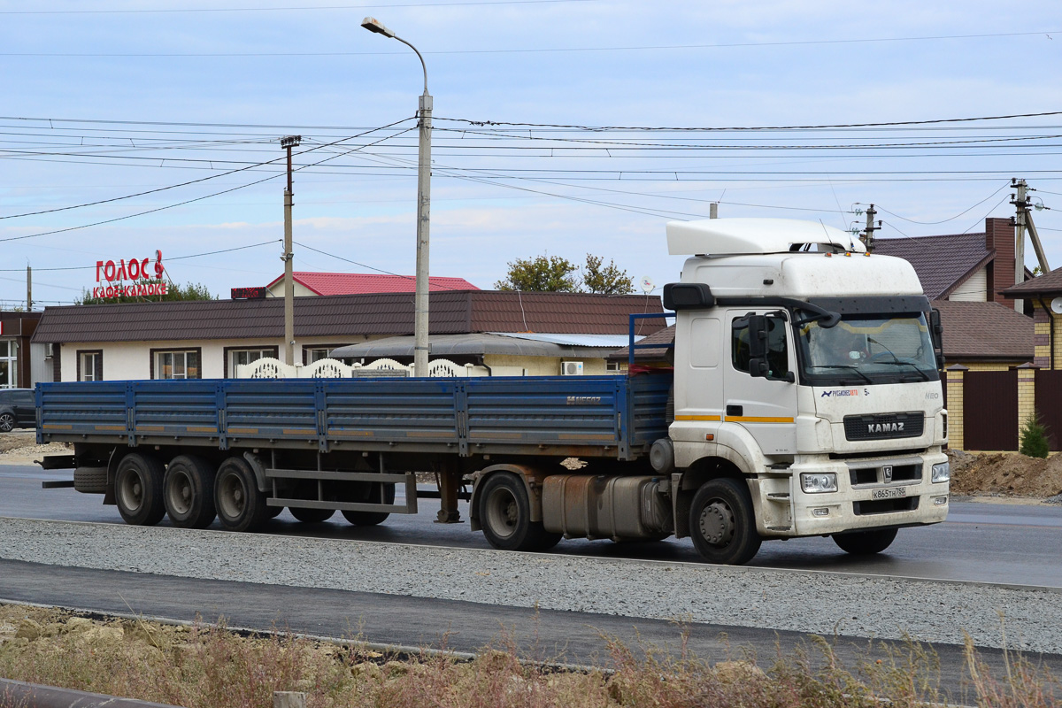 Московская область, № К 865 ТН 750 — КамАЗ-5490-S5(87)