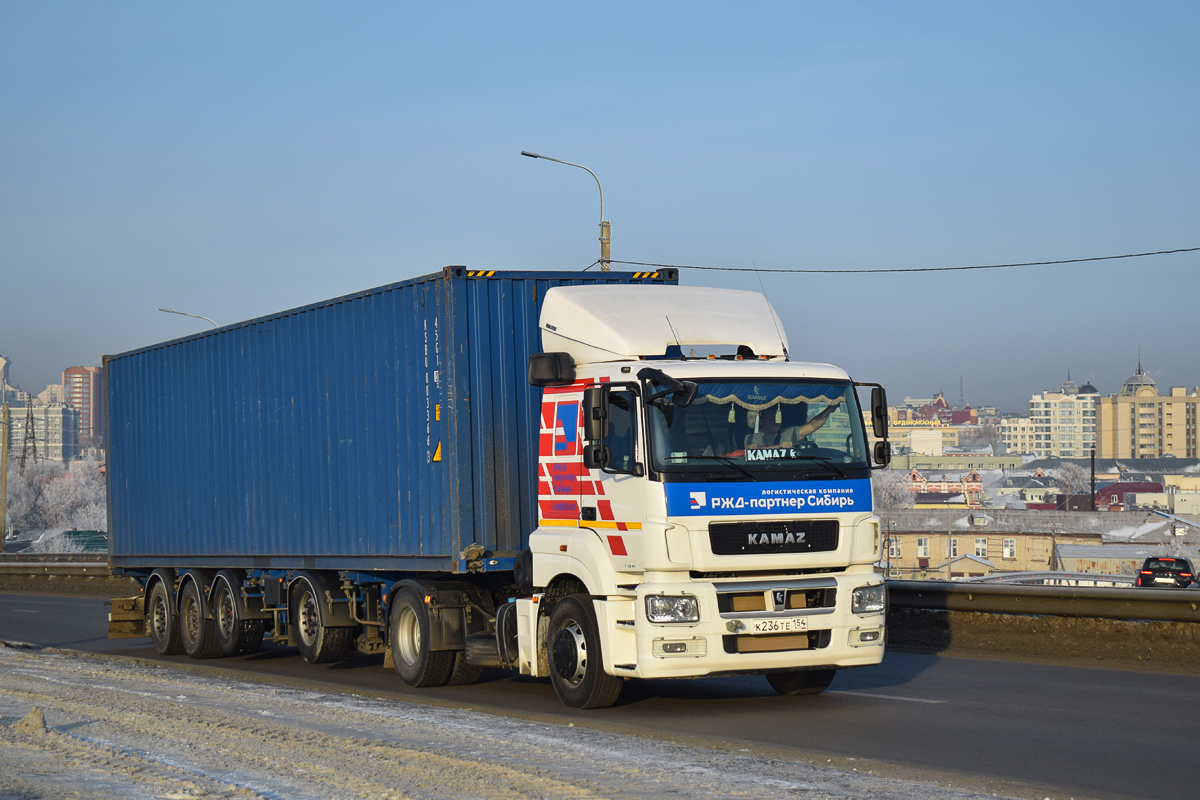 Новосибирская область, № К 236 ТЕ 154 — КамАЗ-5490-S5(87)