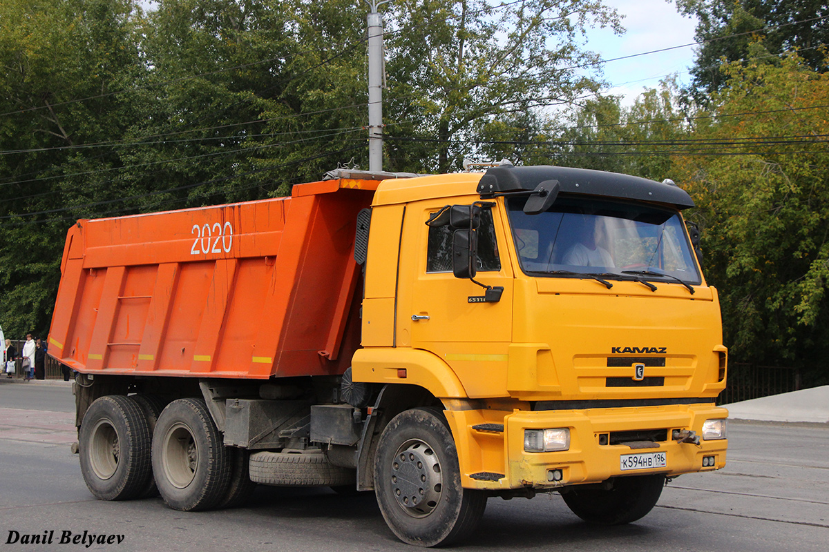 Свердловская область, № К 594 НВ 196 — КамАЗ-65116-N3(78)