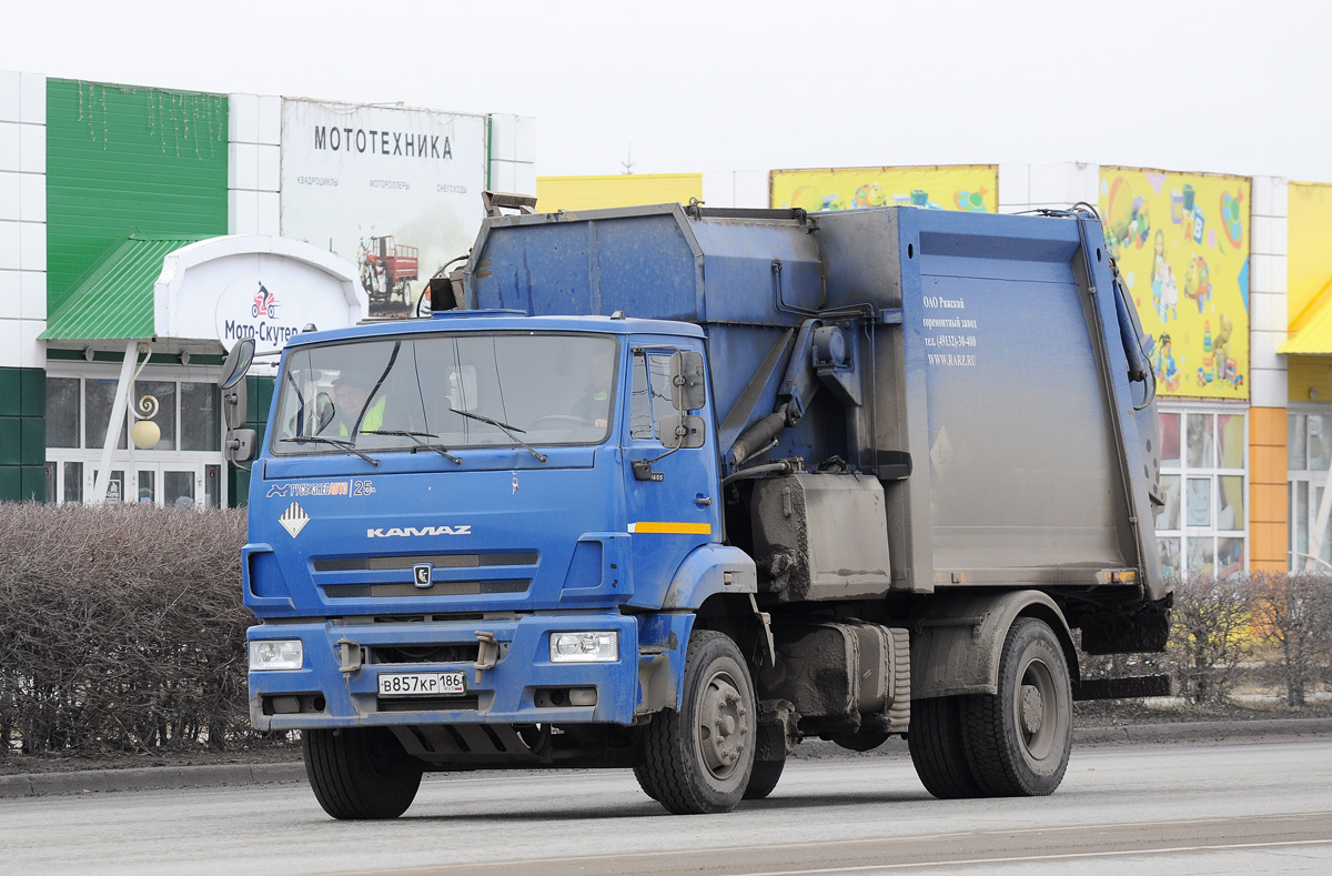 Омская область, № В 857 КР 186 — КамАЗ-53605-A5(48)