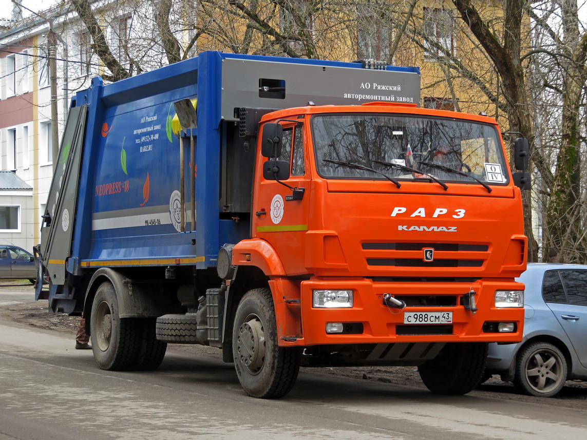 Кировская область, № С 988 СМ 43 — КамАЗ-53605-A5(48)