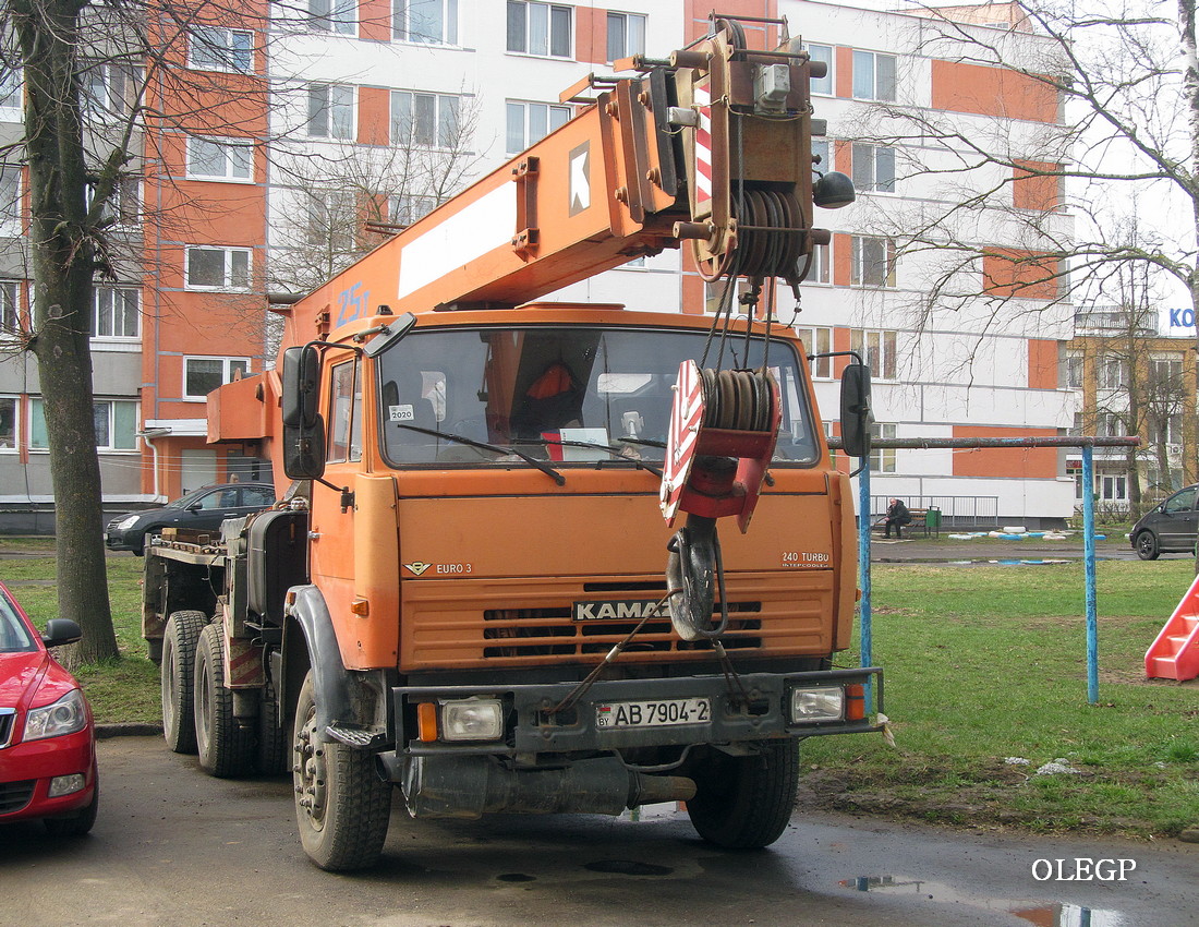 Витебская область, № АВ 7904-2 — КамАЗ-65115 (общая модель)