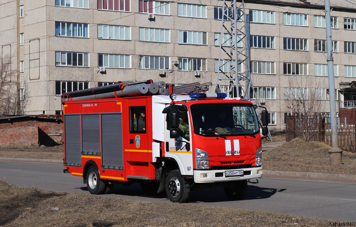 Красноярский край, № Е 250 НТ 124 — Isuzu NPS75 [Z7X]