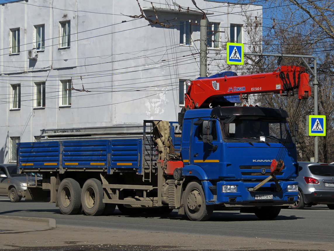 Кировская область, № В 307 СВ 43 — КамАЗ-65115-A5(48)