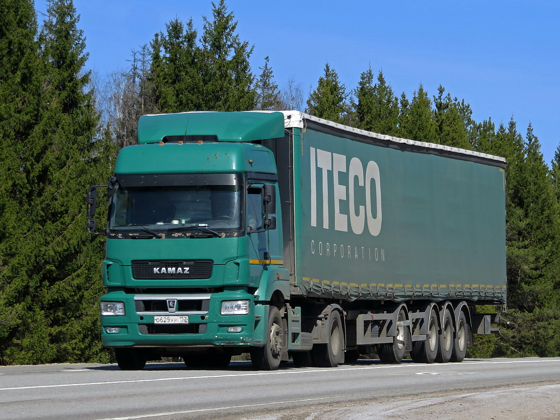 Нижегородская область, № О 629 УР 152 — КамАЗ-5490-S5(87)