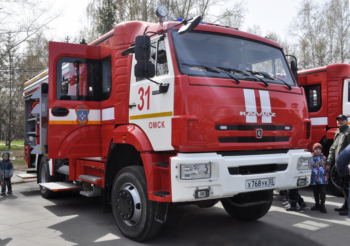 Омская область, № Х 768 УК 55 — КамАЗ-43265-D5(66)