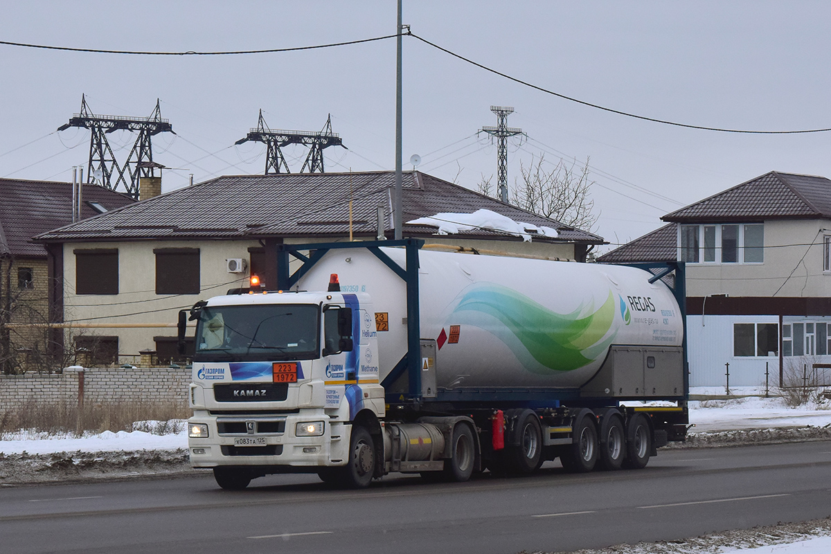 Приморский край, № Х 083 ТА 125 — КамАЗ-5490-5P(90)