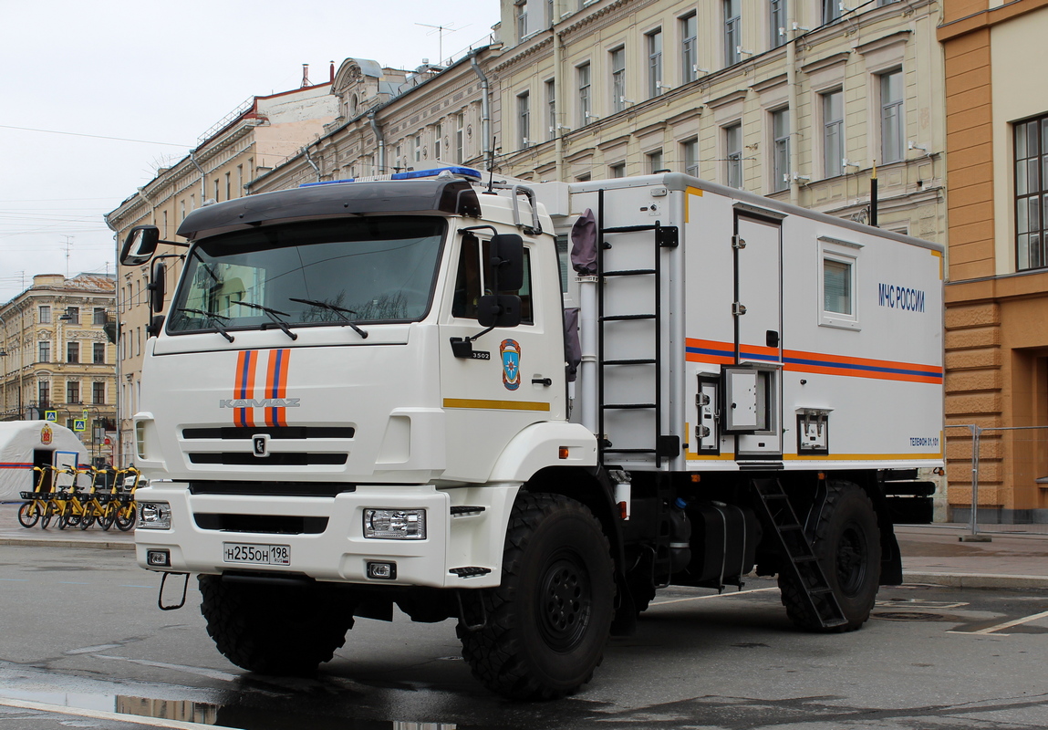 Санкт-Петербург, № Н 255 ОН 198 — КамАЗ-43502-D5(66)