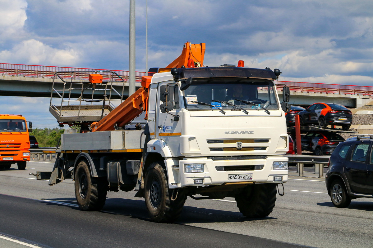 Санкт-Петербург, № К 458 УВ 198 — КамАЗ-43502-D5(66)