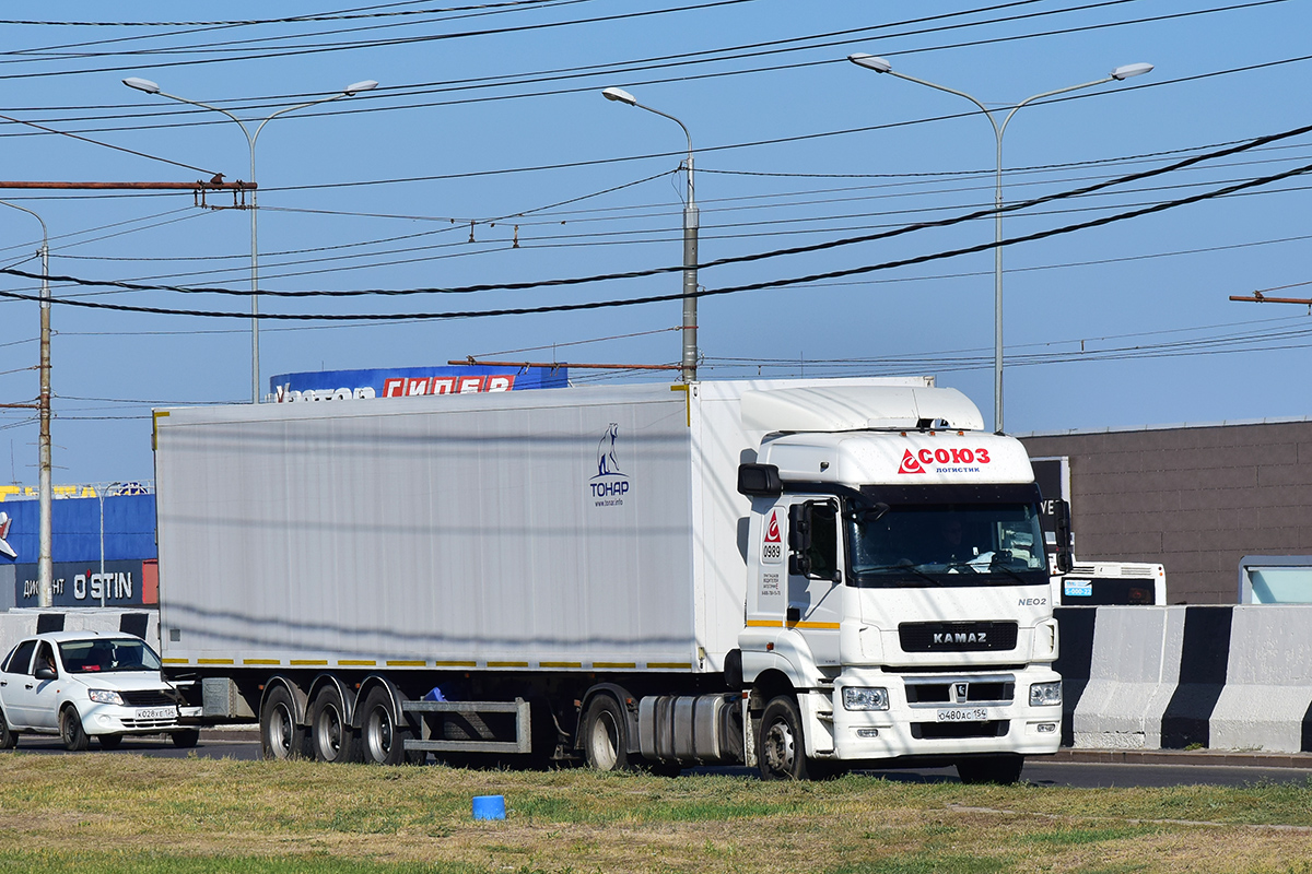 Новосибирская область, № 0989 — КамАЗ-5490-S5(87)