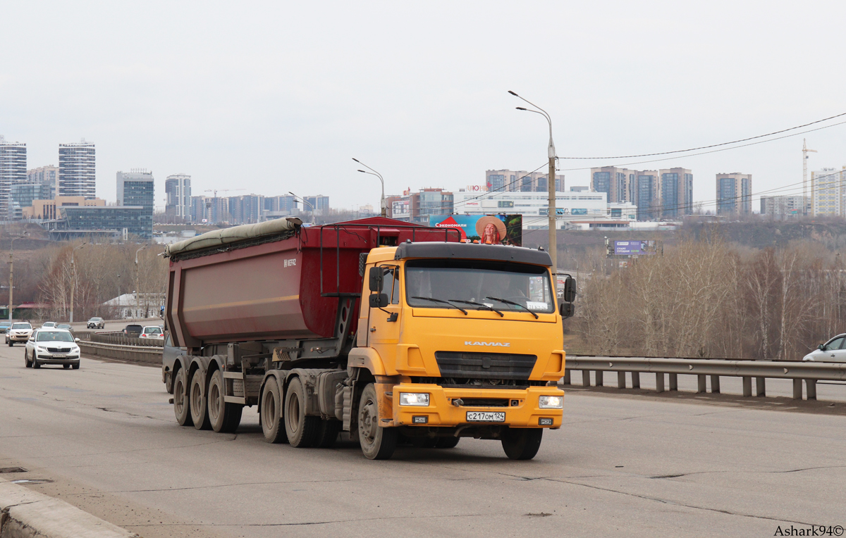 Красноярский край, № С 217 ОМ 124 — КамАЗ-65116-A5(48)