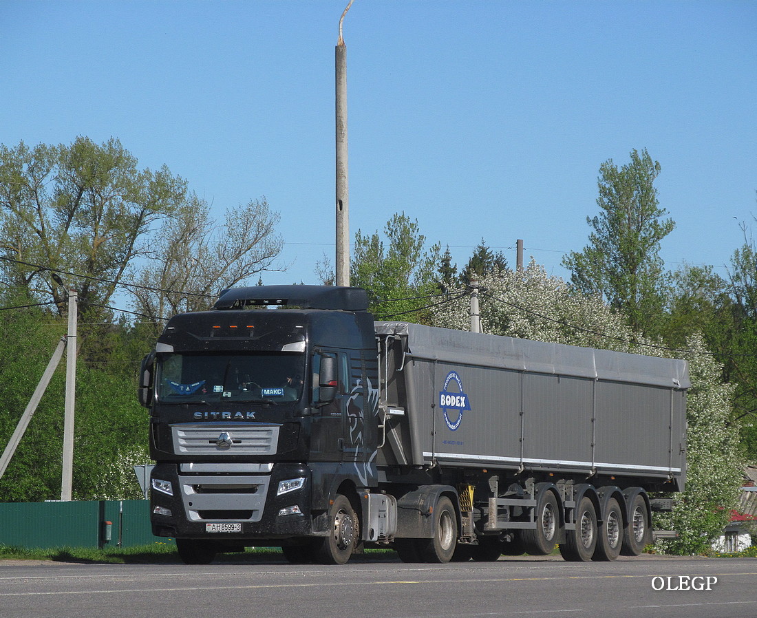 Гомельская область, № АН 8599-3 — Sitrak C7H ZZ4186