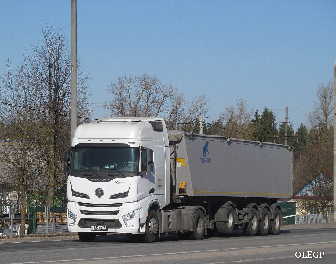 Брянская область, № Р 822 АК 32 — Shaanxi Shacman X6000 SX4188