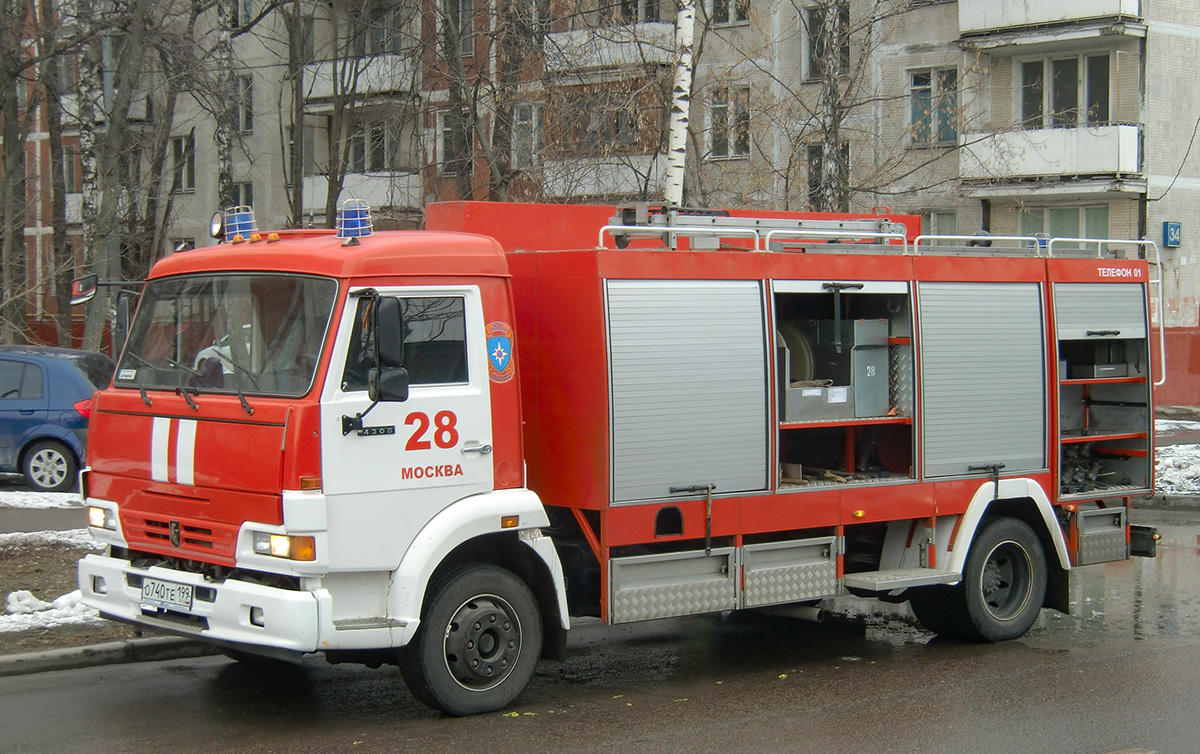 Москва, № О 740 ТЕ 199 — КамАЗ-4308-H3(99)