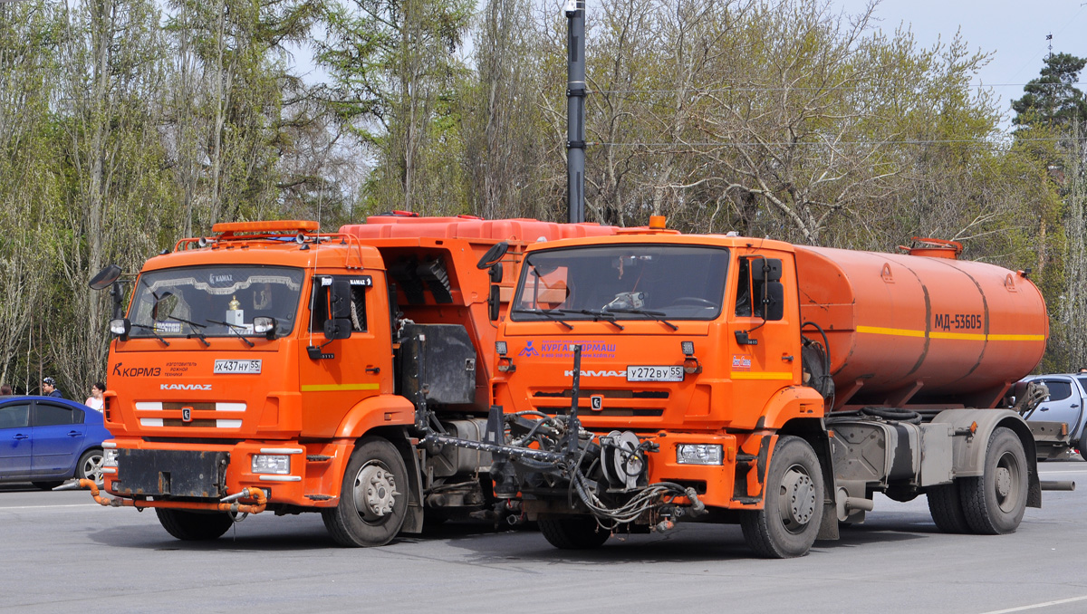 Омская область, № У 272 ВУ 55 — КамАЗ-53605-A5(48)