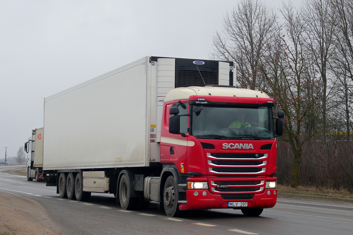 Литва, № MLV 297 — Scania ('2013) G450
