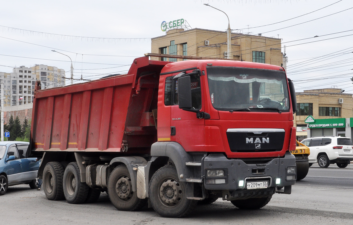 Омская область, № У 209 МТ 55 — MAN TGS 41.390