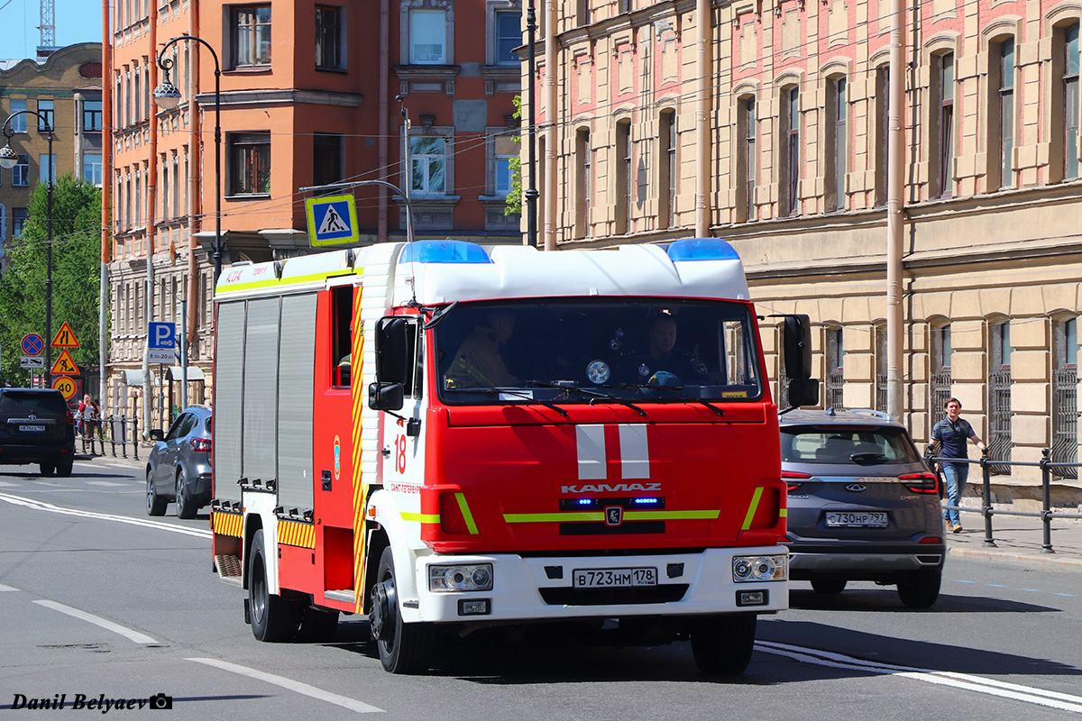 Санкт-Петербург, № В 723 НМ 178 — КамАЗ-4308-H3(99)