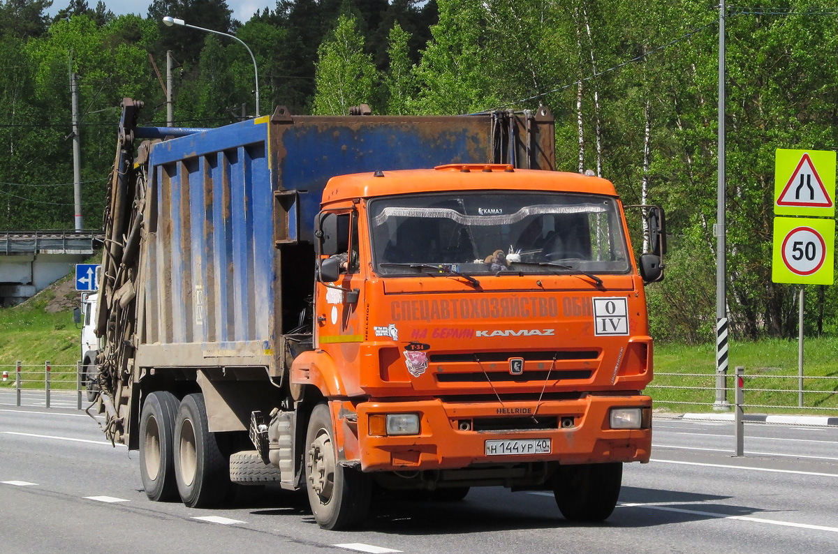 Калужская область, № Н 144 УР 40 — КамАЗ-65115-A4(23)